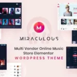 Miraculous v2.1.3 - Online Music Store WordPress Theme