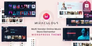 Miraculous Miraculous v2.1.3 - Online Music Store WordPress Theme - Image 1