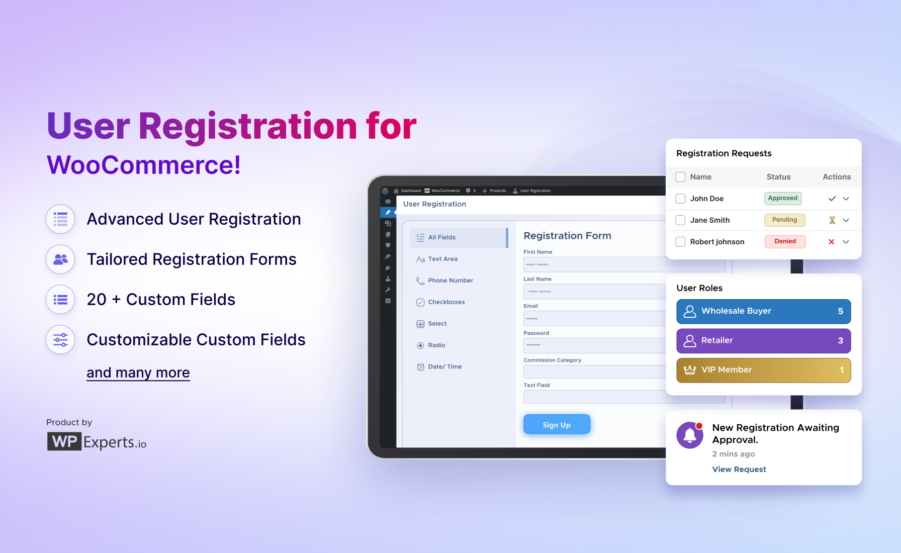 User Registration WooCommerce addon User Registration WooCommerce v1.6.10 - WordPress Plugin - Image 1