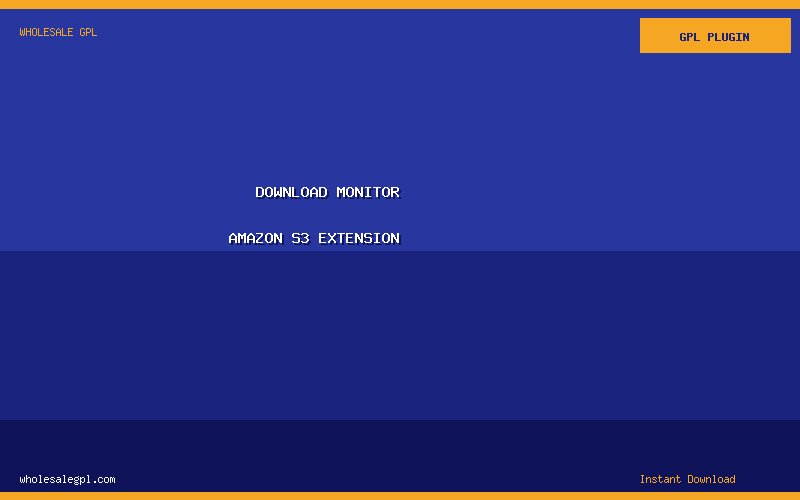 Download Monitor Amazon S3 Extension - Wholesale GPL