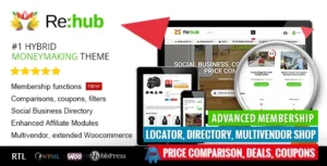 rehub-directory-shop-coupon-affiliate-theme - Wholesale GPL