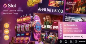 slot-online-casino-betting-wordpress-theme - Wholesale GPL