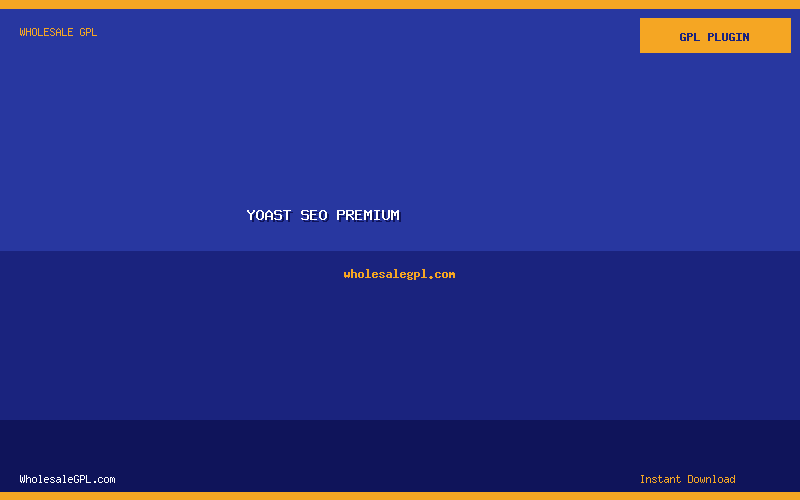 Yoast SEO Premium - Wholesale GPL